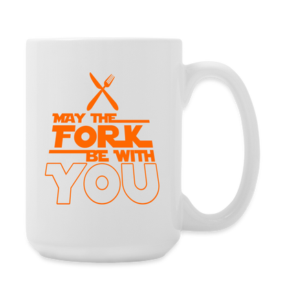 GU 'May the Fork' 15 oz Mug - white