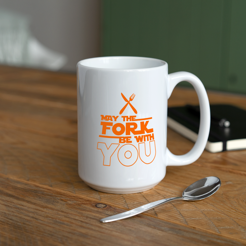 GU 'May the Fork' 15 oz Mug - white