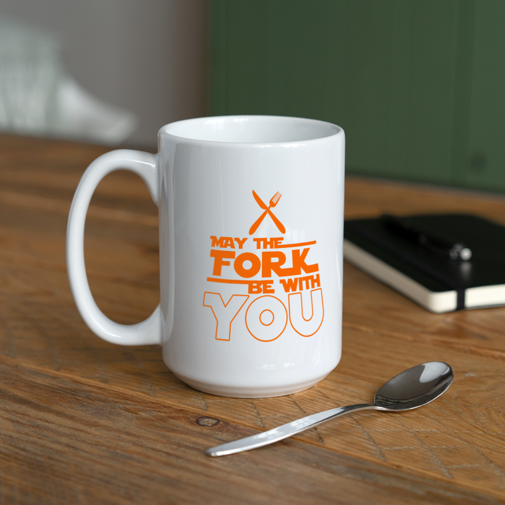 GU 'May the Fork' 15 oz Mug - white