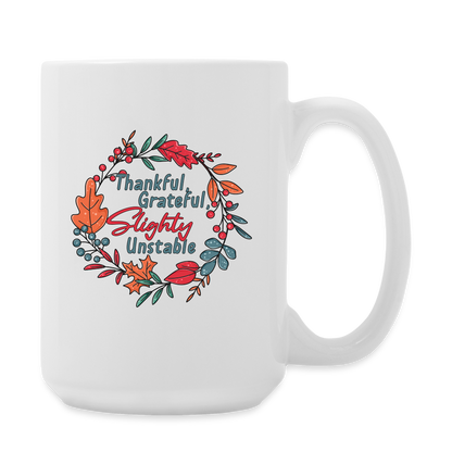 GU 'Thankful and Grateful' 15 oz Mug - white