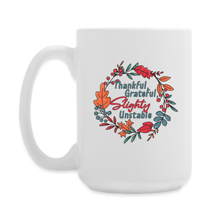 GU 'Thankful and Grateful' 15 oz Mug - white