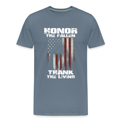 Honor' Unisex Premium T-Shirt - steel blue