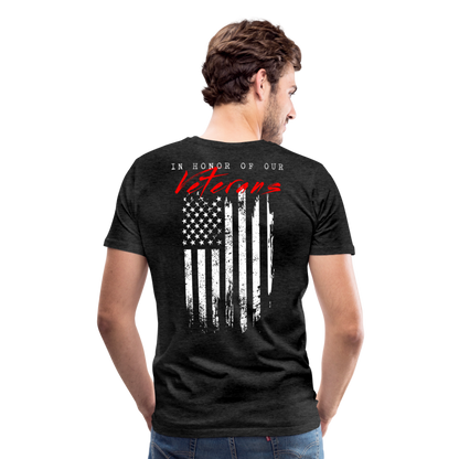 GU 'In Honor of Veterans' Unisex Premium T-Shirt - charcoal grey