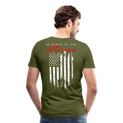 GU 'In Honor of Veterans' Unisex Premium T-Shirt - olive green