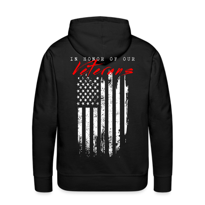 GU 'In Honor of Veterans' Unisex Premium Hoodie - black