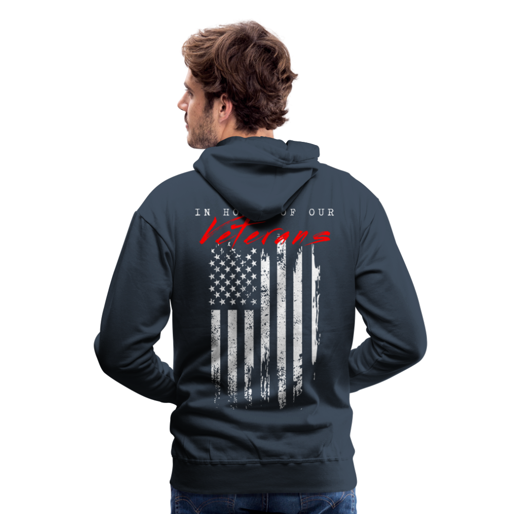 GU 'In Honor of Veterans' Unisex Premium Hoodie - navy