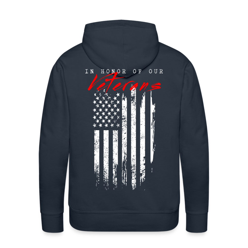 GU 'In Honor of Veterans' Unisex Premium Hoodie - navy