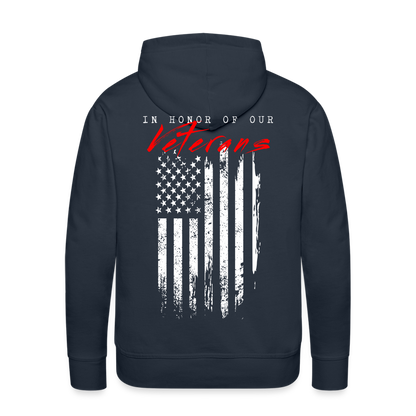 GU 'In Honor of Veterans' Unisex Premium Hoodie - navy