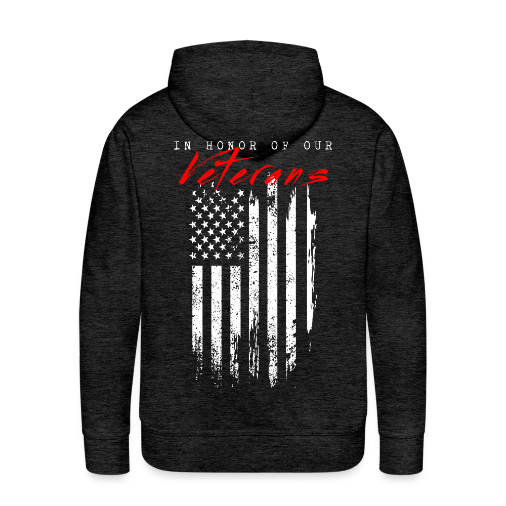 GU 'In Honor of Veterans' Unisex Premium Hoodie - charcoal grey