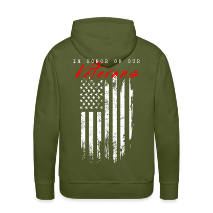 GU 'In Honor of Veterans' Unisex Premium Hoodie - olive green