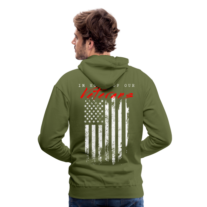 GU 'In Honor of Veterans' Unisex Premium Hoodie - olive green