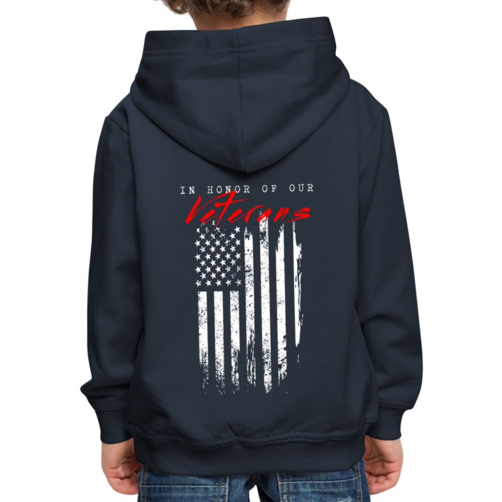 GU 'In Honor of Veterans' Youth Premium Hoodie - navy