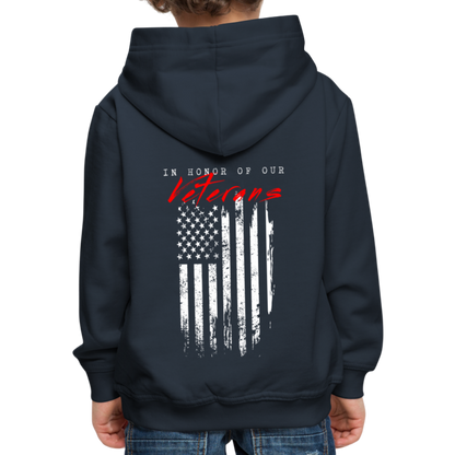 GU 'In Honor of Veterans' Youth Premium Hoodie - navy