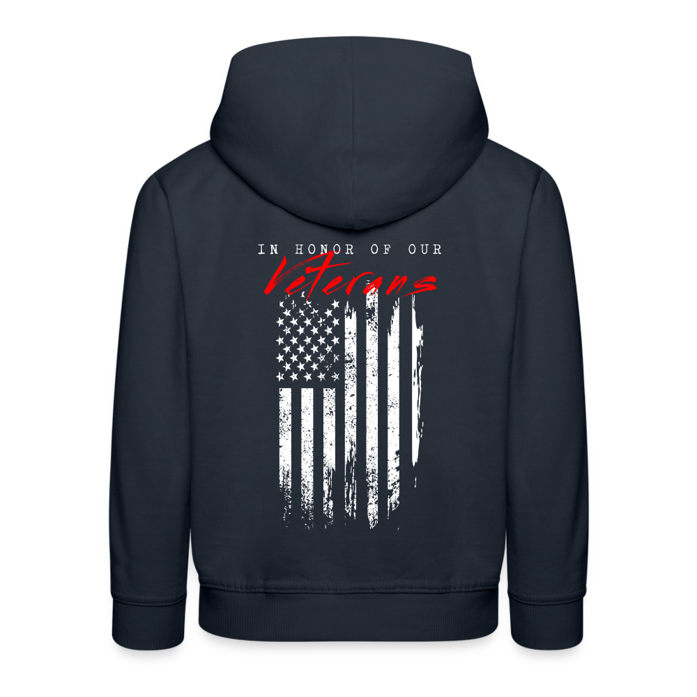 GU 'In Honor of Veterans' Youth Premium Hoodie - navy