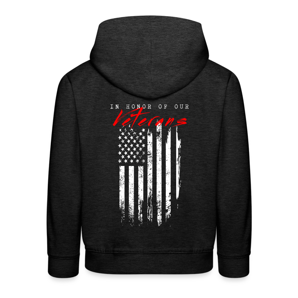 GU 'In Honor of Veterans' Youth Premium Hoodie - charcoal grey