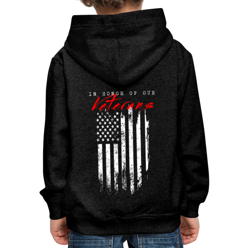 GU 'In Honor of Veterans' Youth Premium Hoodie - charcoal grey