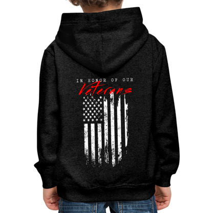 GU 'In Honor of Veterans' Youth Premium Hoodie - charcoal grey