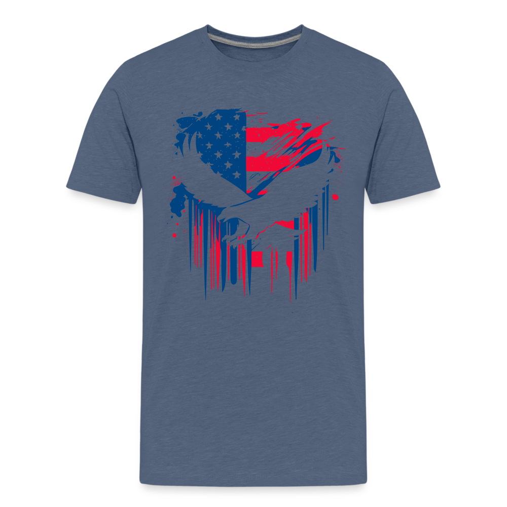 GU 'Eagle' - Colored Youth Premium T-Shirt - heather blue