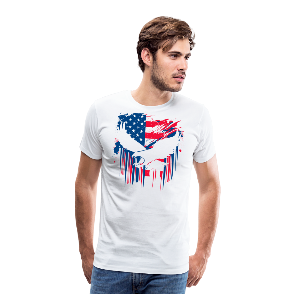 GU 'Eagle' - Colored Unisex Premium T-Shirt - white