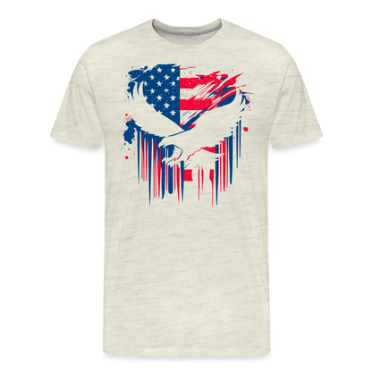 GU 'Eagle' - Colored Unisex Premium T-Shirt - heather oatmeal