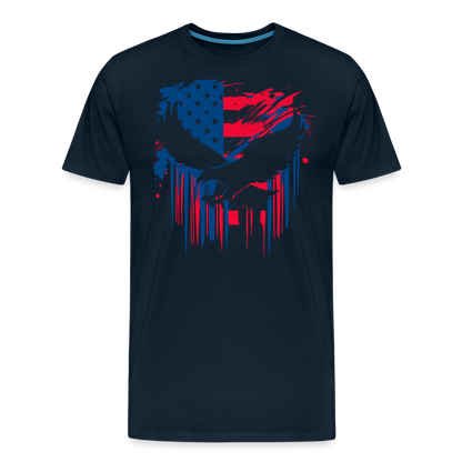 GU 'Eagle' - Colored Unisex Premium T-Shirt - deep navy