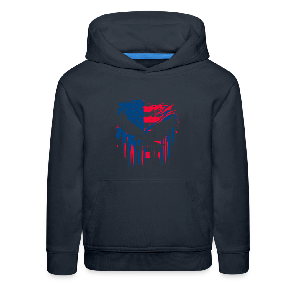 GU 'Eagle' - Colored Youth Premium Hoodie - navy