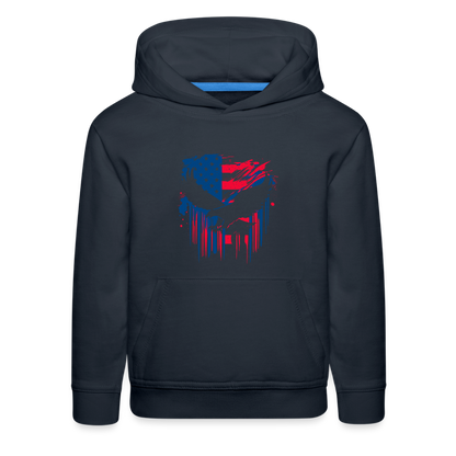 GU 'Eagle' - Colored Youth Premium Hoodie - navy