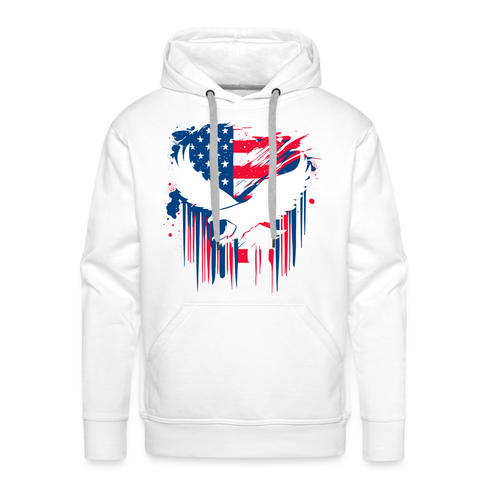 GU 'Eagle' - Colored Unisex Premium Hoodie - white