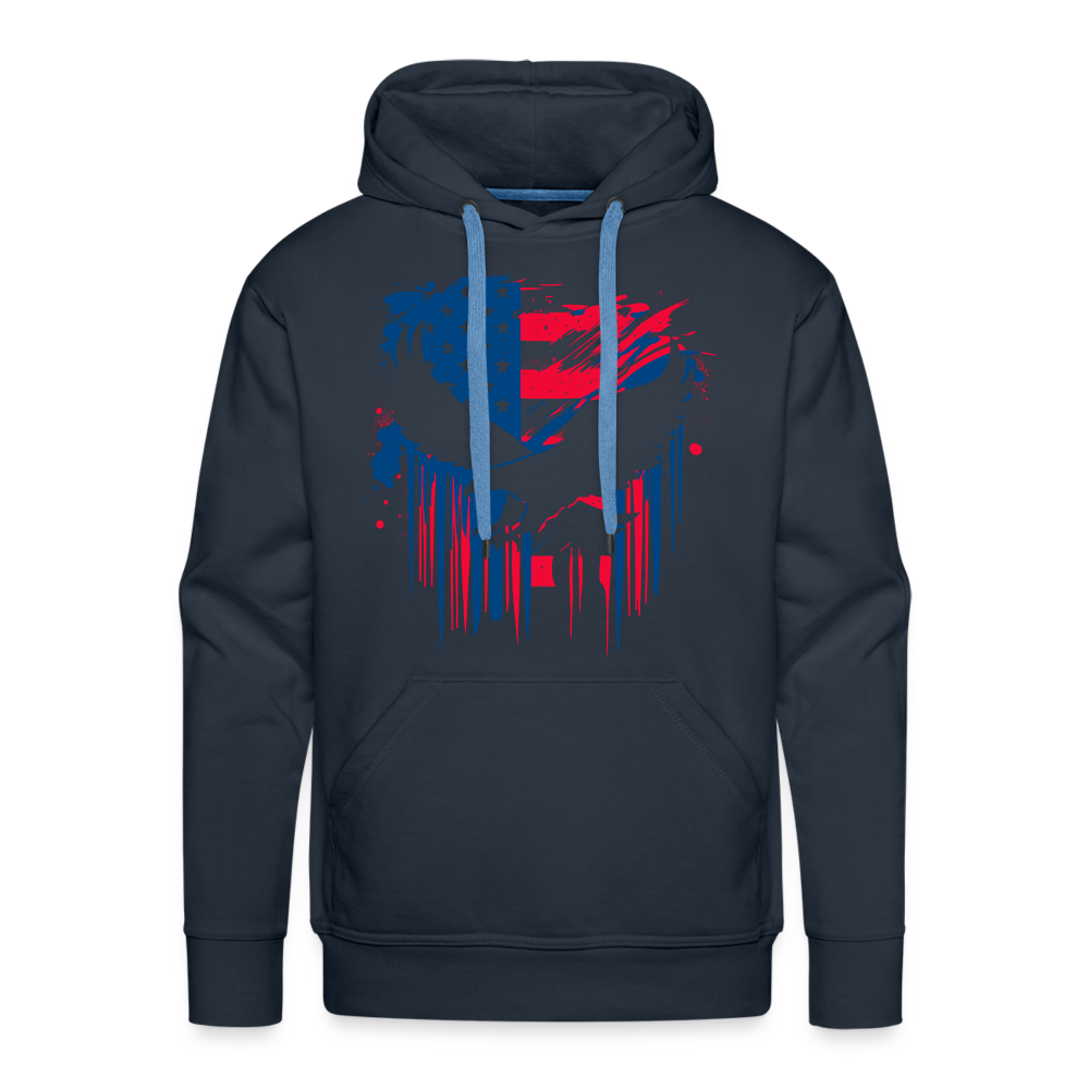 GU 'Eagle' - Colored Unisex Premium Hoodie - navy