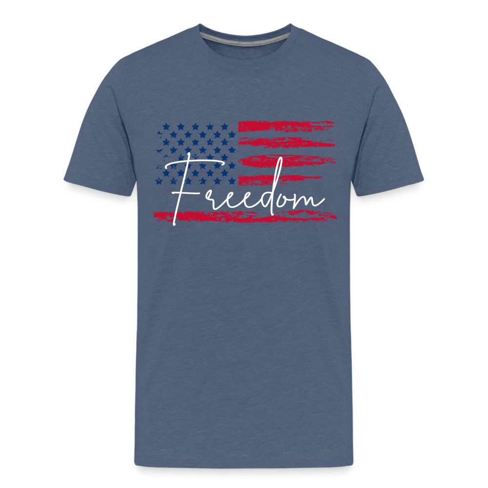 GU 'Freedom' Youth Premium T-Shirt - heather blue