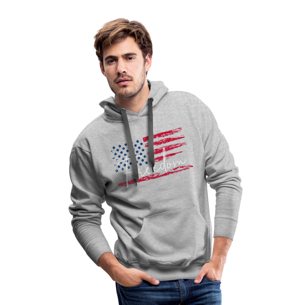 GU 'Freedom' Unisex Premium Hoodie - heather grey