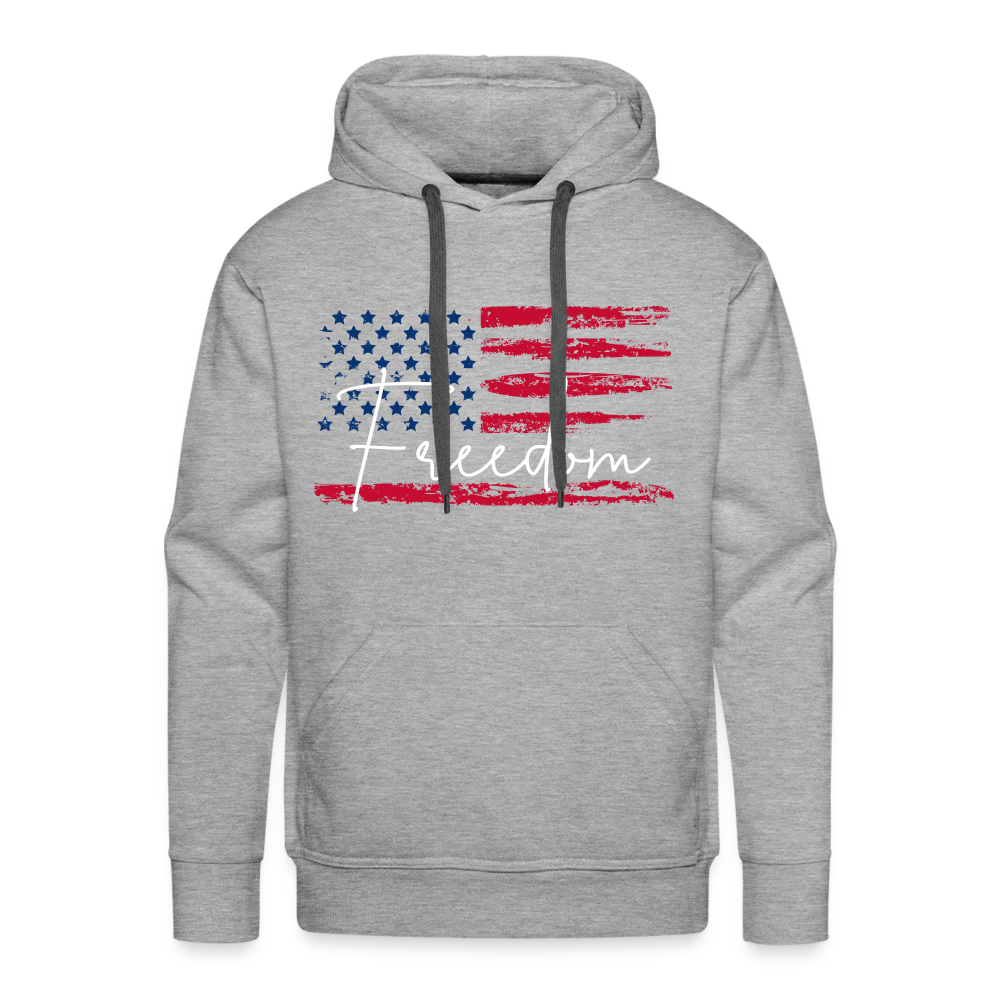 GU 'Freedom' Unisex Premium Hoodie - heather grey