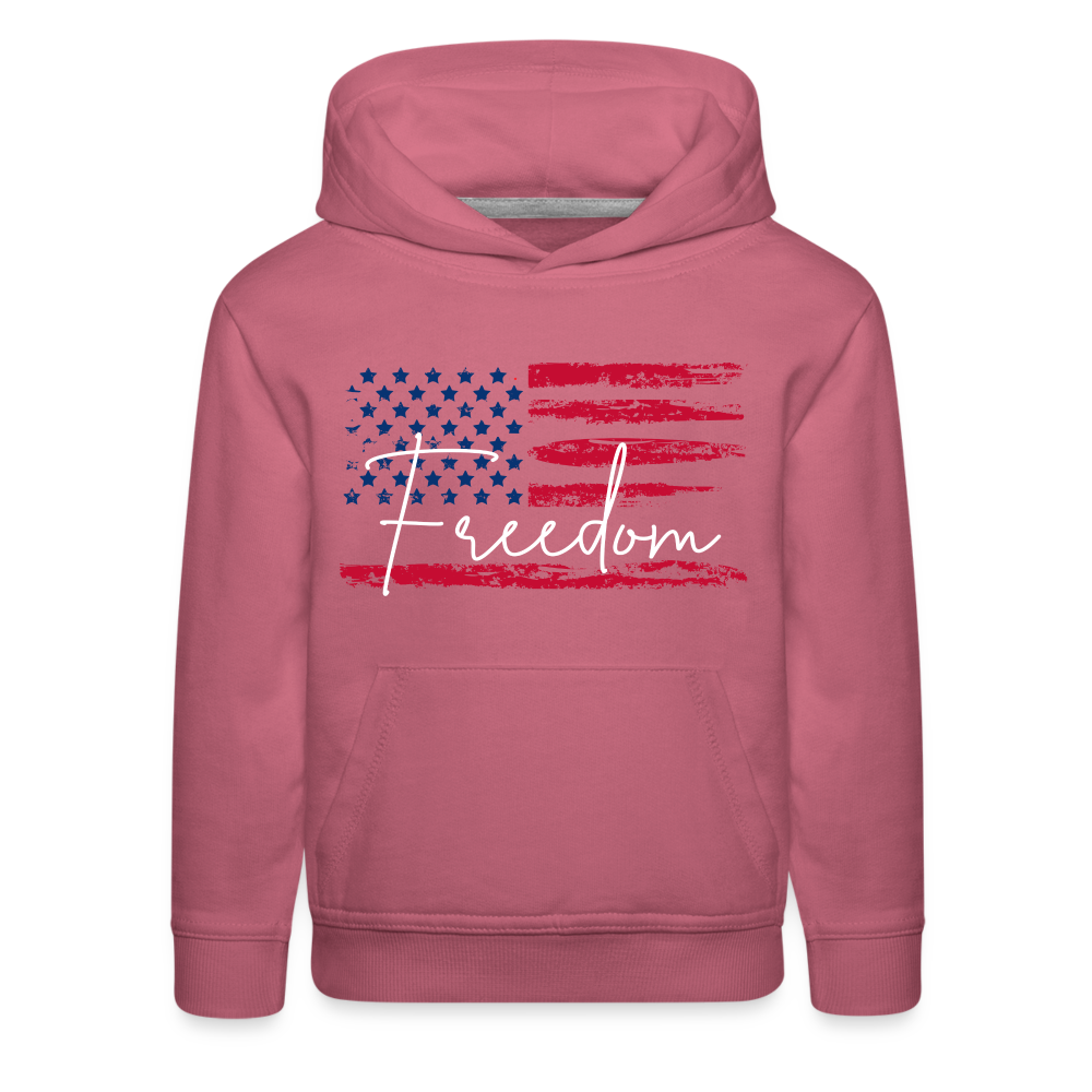 GU 'Freedom' Youth Premium Hoodie - mauve