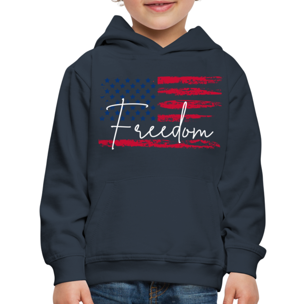 GU 'Freedom' Youth Premium Hoodie - navy