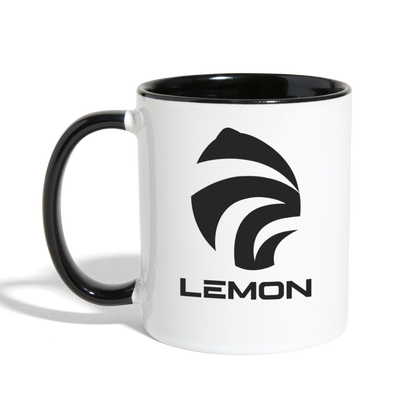 LEM0N Contrast Coffee Mug - white/black