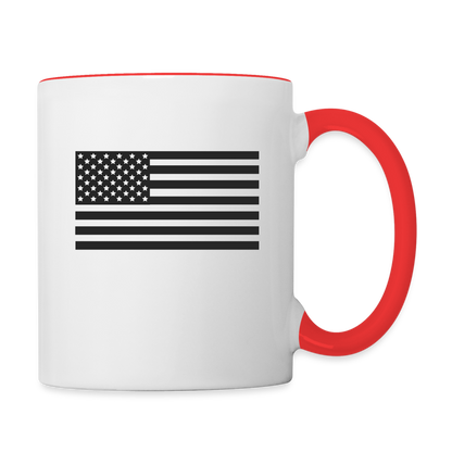 LEM0N Contrast Coffee Mug - white/red