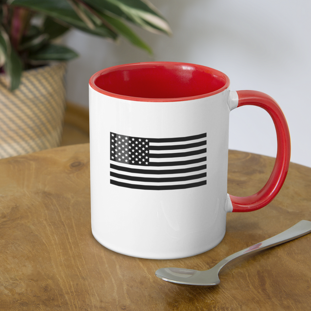 LEM0N Contrast Coffee Mug - white/red