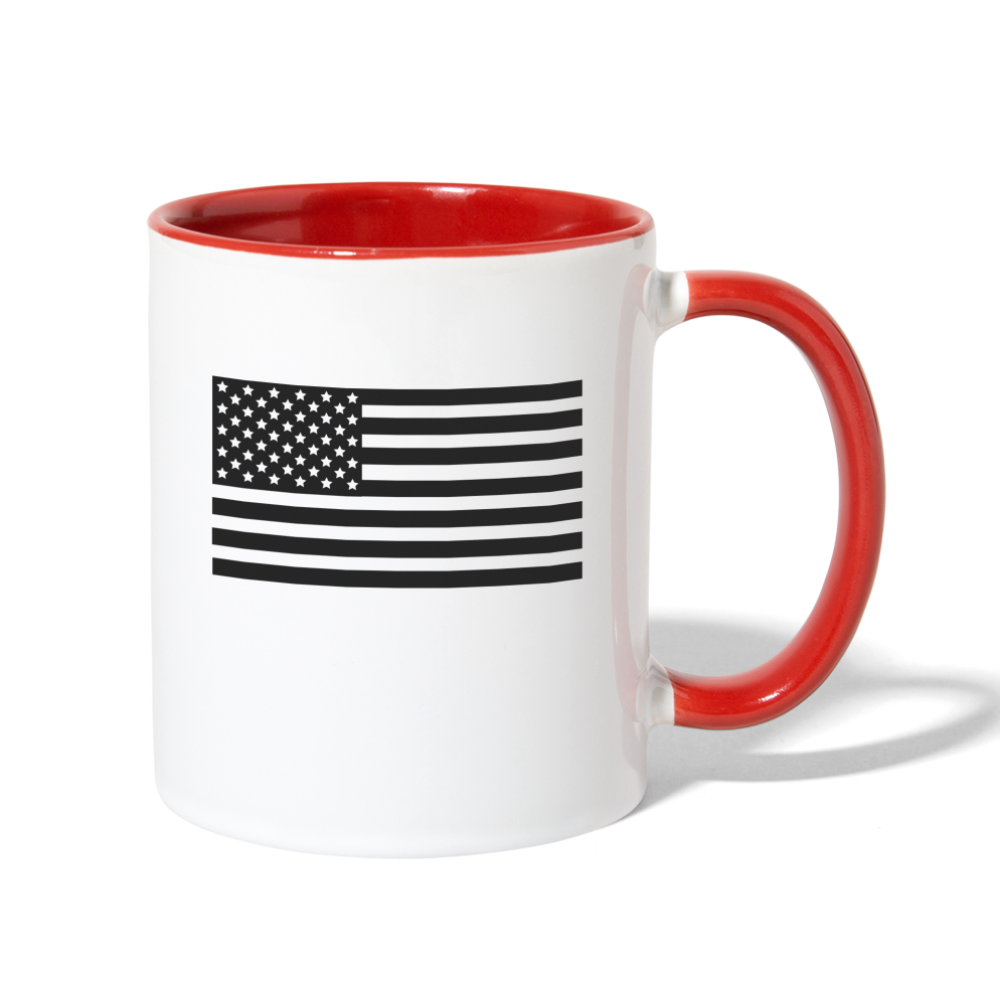 LEM0N Contrast Coffee Mug - white/red