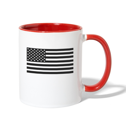 LEM0N Contrast Coffee Mug - white/red