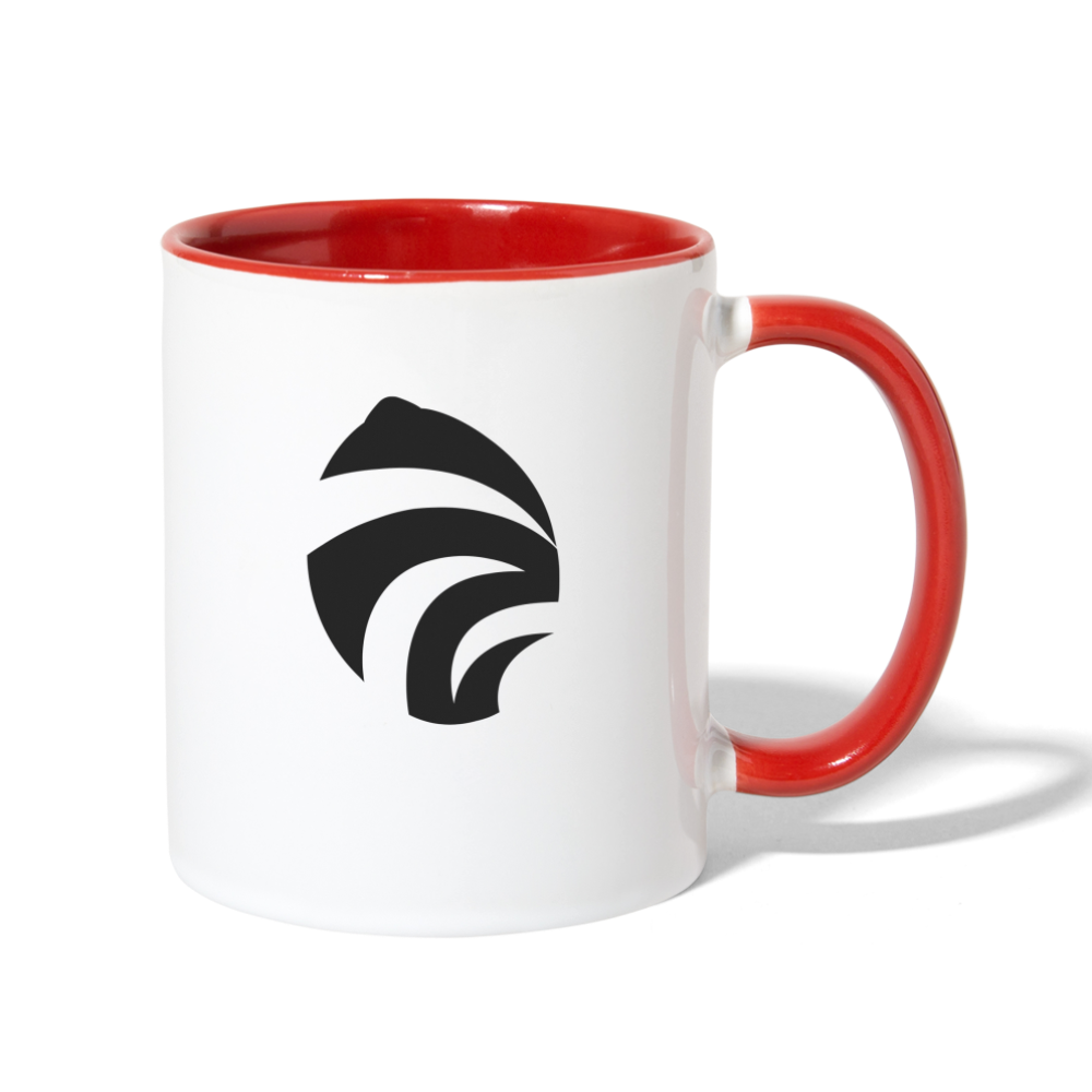 LEM0N Contrast Coffee Mug - white/red