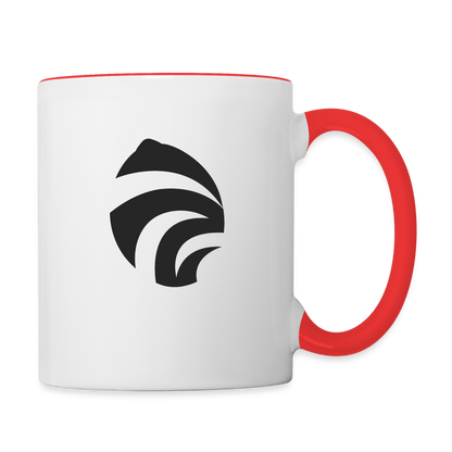 LEM0N Contrast Coffee Mug - white/red