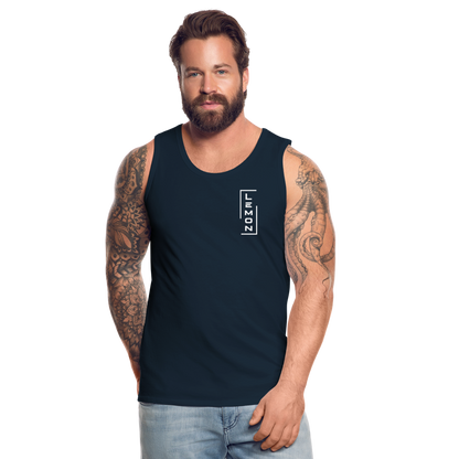 LEM0N Men’s Premium Tank - deep navy