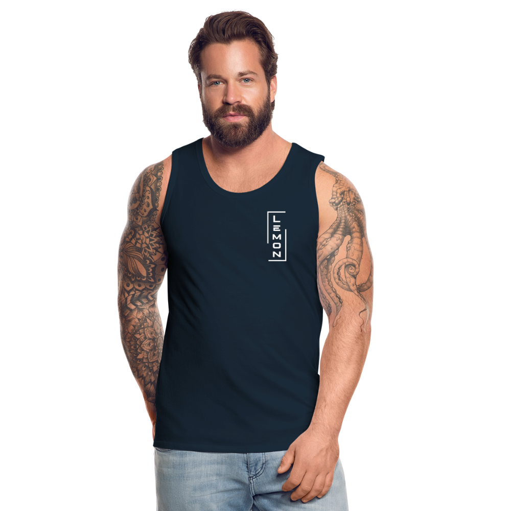 LEM0N Men’s Premium Tank - deep navy