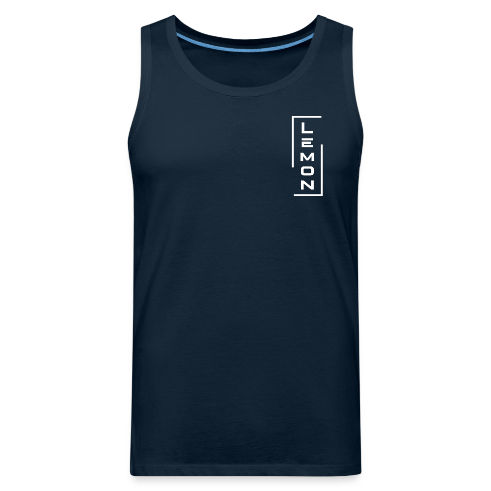 LEM0N Men’s Premium Tank - deep navy