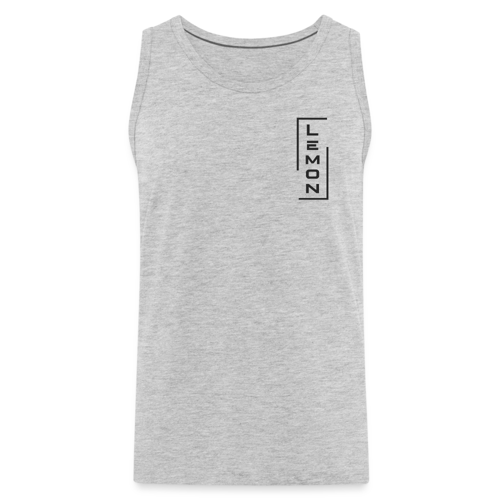 LEM0N Men’s Premium Tank - heather gray