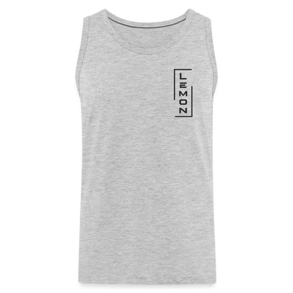 LEM0N Men’s Premium Tank - heather gray