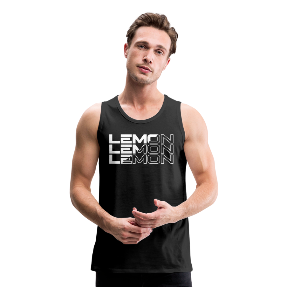 LEM0N Men’s Premium Tank - black