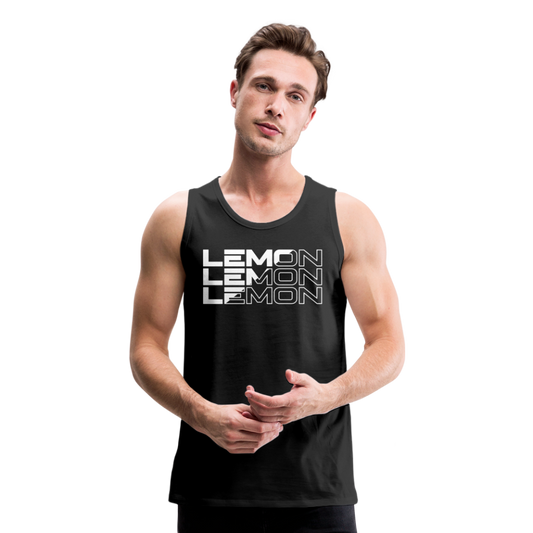 LEM0N Men’s Premium Tank - black