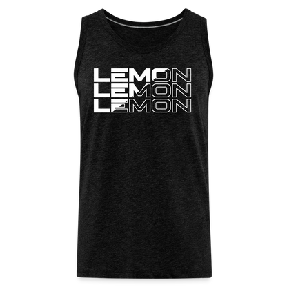 LEM0N Men’s Premium Tank - charcoal grey