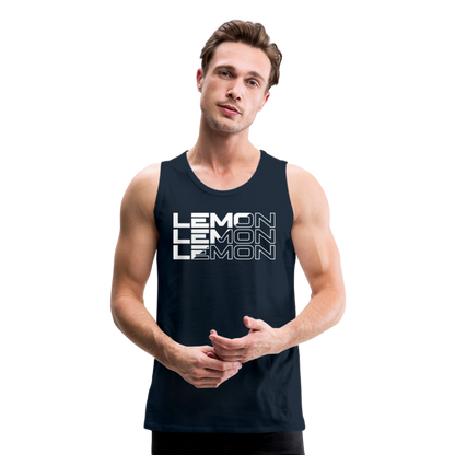 LEM0N Men’s Premium Tank - deep navy